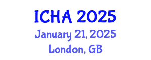 International Conference on Healthcare and Analytics (ICHA) January 21, 2025 - London, United Kingdom