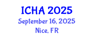 International Conference on Healthcare and Analytics (ICHA) September 16, 2025 - Nice, France