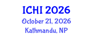 International Conference on Healthcare and Informatics (ICHI) October 21, 2026 - Kathmandu, Nepal International Conference on Healthcare and Informatics (ICHI) October 21, 2026 - Kathmandu, Nepal