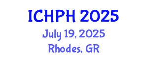 International Conference on Healthcare and Public Health (ICHPH) July 19, 2025 - Rhodes, Greece