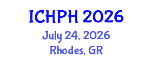 International Conference on Healthcare and Public Health (ICHPH) July 24, 2026 - Rhodes, Greece International Conference on Healthcare and Public Health (ICHPH) July 24, 2026 - Rhodes, Greece