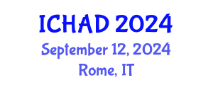 International Conference on Healthcare Architecture and Design (ICHAD) September 12, 2024 - Rome, Italy