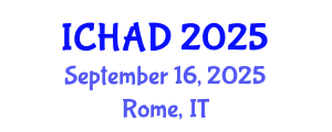 International Conference on Healthcare Architecture and Design (ICHAD) September 16, 2025 - Rome, Italy