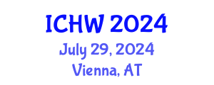 International Conference on Healthcare Wearables (ICHW) July 29, 2024 - Vienna, Austria