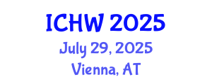 International Conference on Healthcare Wearables (ICHW) July 29, 2025 - Vienna, Austria