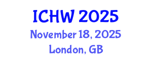 International Conference on Healthcare Wearables (ICHW) November 18, 2025 - London, United Kingdom