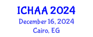 International Conference on Healthy and Active Aging (ICHAA) December 16, 2024 - Cairo, Egypt