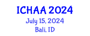 International Conference on Healthy and Active Aging (ICHAA) July 15, 2024 - Bali, Indonesia