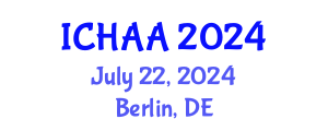 International Conference on Healthy and Active Aging (ICHAA) July 22, 2024 - Berlin, Germany