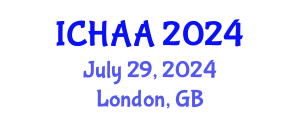 International Conference on Healthy and Active Aging (ICHAA) July 29, 2024 - London, United Kingdom