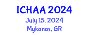 International Conference on Healthy and Active Aging (ICHAA) July 15, 2024 - Mykonos, Greece
