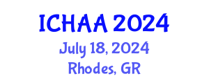 International Conference on Healthy and Active Aging (ICHAA) July 18, 2024 - Rhodes, Greece