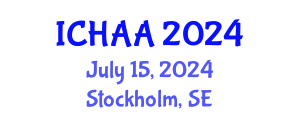 International Conference on Healthy and Active Aging (ICHAA) July 15, 2024 - Stockholm, Sweden