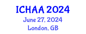 International Conference on Healthy and Active Aging (ICHAA) June 27, 2024 - London, United Kingdom