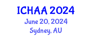 International Conference on Healthy and Active Aging (ICHAA) June 20, 2024 - Sydney, Australia