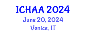 International Conference on Healthy and Active Aging (ICHAA) June 20, 2024 - Venice, Italy