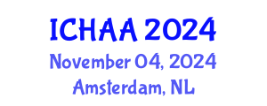 International Conference on Healthy and Active Aging (ICHAA) November 04, 2024 - Amsterdam, Netherlands