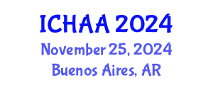 International Conference on Healthy and Active Aging (ICHAA) November 25, 2024 - Buenos Aires, Argentina