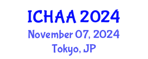 International Conference on Healthy and Active Aging (ICHAA) November 07, 2024 - Tokyo, Japan