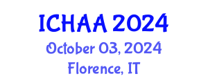 International Conference on Healthy and Active Aging (ICHAA) October 03, 2024 - Florence, Italy