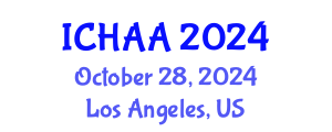 International Conference on Healthy and Active Aging (ICHAA) October 28, 2024 - Los Angeles, United States