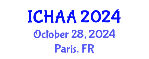 International Conference on Healthy and Active Aging (ICHAA) October 28, 2024 - Paris, France
