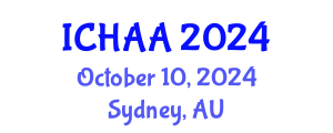 International Conference on Healthy and Active Aging (ICHAA) October 10, 2024 - Sydney, Australia