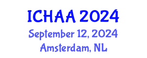 International Conference on Healthy and Active Aging (ICHAA) September 12, 2024 - Amsterdam, Netherlands
