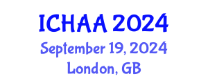 International Conference on Healthy and Active Aging (ICHAA) September 19, 2024 - London, United Kingdom
