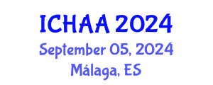 International Conference on Healthy and Active Aging (ICHAA) September 05, 2024 - Málaga, Spain
