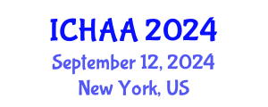 International Conference on Healthy and Active Aging (ICHAA) September 12, 2024 - New York, United States