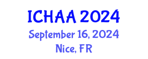 International Conference on Healthy and Active Aging (ICHAA) September 16, 2024 - Nice, France