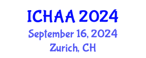 International Conference on Healthy and Active Aging (ICHAA) September 16, 2024 - Zurich, Switzerland