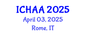 International Conference on Healthy and Active Aging (ICHAA) April 03, 2025 - Rome, Italy