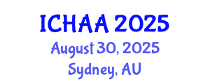 International Conference on Healthy and Active Aging (ICHAA) August 30, 2025 - Sydney, Australia