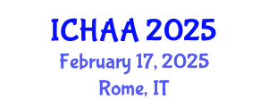 International Conference on Healthy and Active Aging (ICHAA) February 17, 2025 - Rome, Italy