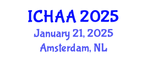 International Conference on Healthy and Active Aging (ICHAA) January 21, 2025 - Amsterdam, Netherlands
