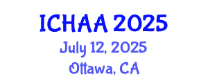 International Conference on Healthy and Active Aging (ICHAA) July 12, 2025 - Ottawa, Canada