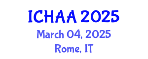 International Conference on Healthy and Active Aging (ICHAA) March 04, 2025 - Rome, Italy