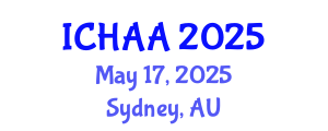 International Conference on Healthy and Active Aging (ICHAA) May 17, 2025 - Sydney, Australia