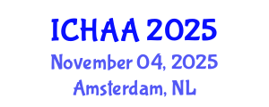 International Conference on Healthy and Active Aging (ICHAA) November 04, 2025 - Amsterdam, Netherlands