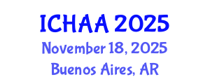 International Conference on Healthy and Active Aging (ICHAA) November 18, 2025 - Buenos Aires, Argentina