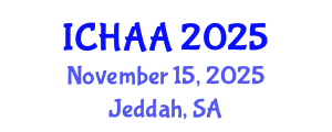International Conference on Healthy and Active Aging (ICHAA) November 15, 2025 - Jeddah, Saudi Arabia
