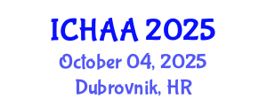 International Conference on Healthy and Active Aging (ICHAA) October 04, 2025 - Dubrovnik, Croatia
