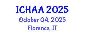 International Conference on Healthy and Active Aging (ICHAA) October 04, 2025 - Florence, Italy