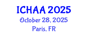 International Conference on Healthy and Active Aging (ICHAA) October 28, 2025 - Paris, France