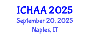 International Conference on Healthy and Active Aging (ICHAA) September 20, 2025 - Naples, Italy