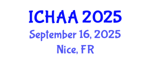 International Conference on Healthy and Active Aging (ICHAA) September 16, 2025 - Nice, France