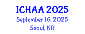 International Conference on Healthy and Active Aging (ICHAA) September 16, 2025 - Seoul, Republic of Korea
