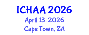 International Conference on Healthy and Active Aging (ICHAA) April 13, 2026 - Cape Town, South Africa International Conference on Healthy and Active Aging (ICHAA) April 13, 2026 - Cape Town, South Africa